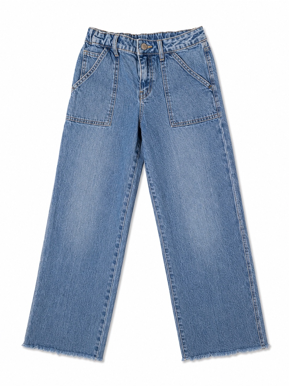 art class Light Blue Wide-Leg Kids Jeans
